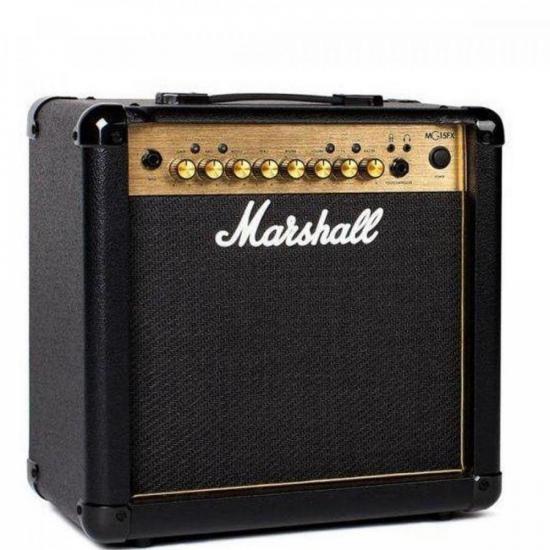 Amplificador para Guitarra 15W MG15GFX Gold MARSHALL por 0,00 à vista no boleto/pix ou parcele em até 1x sem juros. Compre na loja Mundomax!