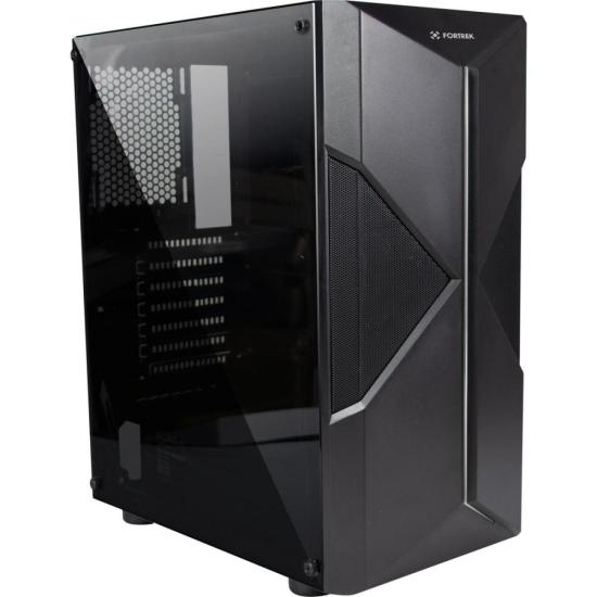 Gabinete Gamer Fortrek Holt Mid Tower RGB Preto por 268,71 à vista no boleto/pix ou parcele em até 10x sem juros. Compre na loja Fortrek!