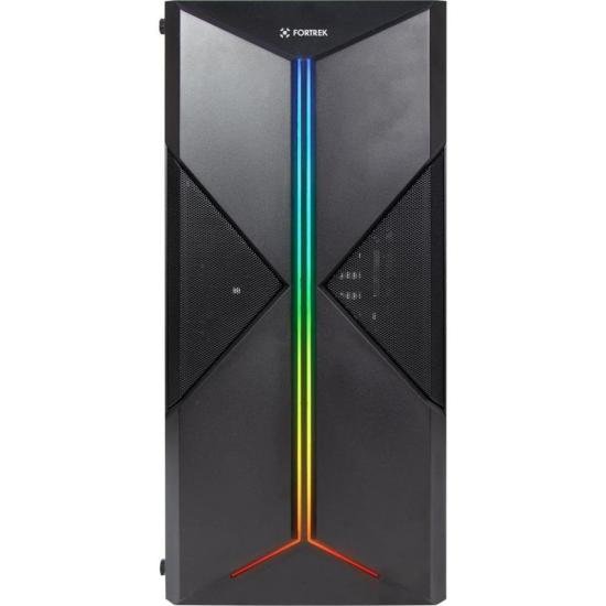 Gabinete Gamer Fortrek Holt Mid Tower RGB Preto por 268,71 à vista no boleto/pix ou parcele em até 10x sem juros. Compre na loja Fortrek!