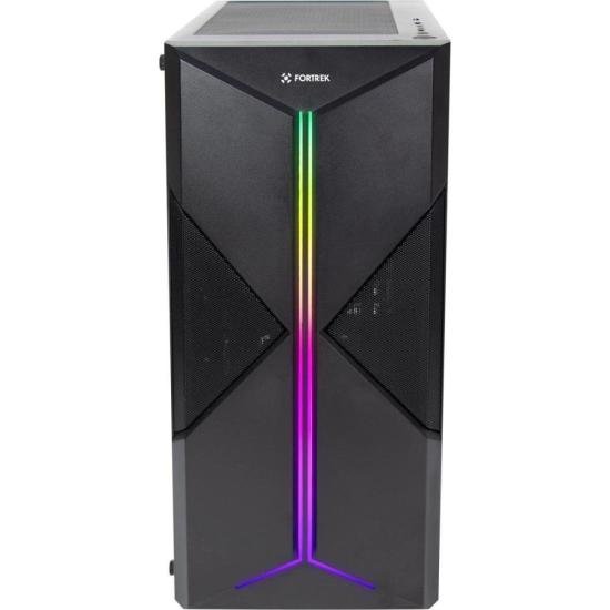 Gabinete Gamer Fortrek Holt Mid Tower RGB Preto por 268,71 à vista no boleto/pix ou parcele em até 10x sem juros. Compre na loja Fortrek!