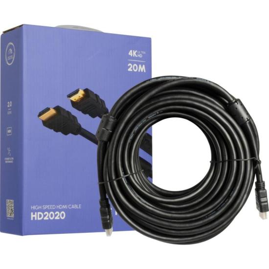 Cabo HDMI 2.0 4K 20 metros HD2020 Fortrek (70594)