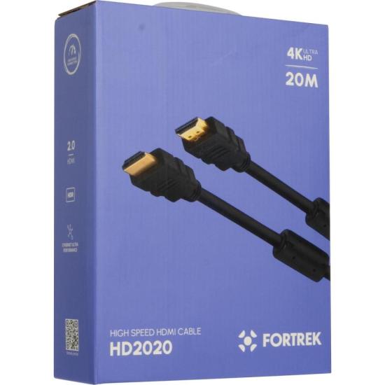 Cabo HDMI Com Filtro 2.0 4K 20 metros HD2020 Fortrek por 172,00 à vista no boleto/pix ou parcele em até 6x sem juros. Compre na loja Mundomax!