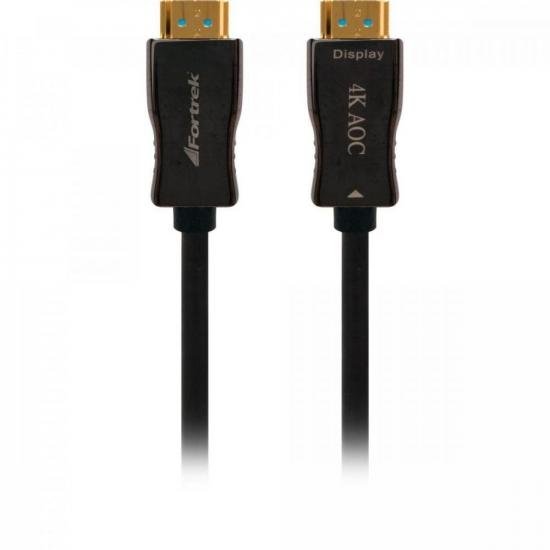 Cabo HDMI Fibra Óptica 2.0 4K HFO220 20m Fortrek por 371,90 à vista no boleto/pix ou parcele em até 10x sem juros. Compre na loja Mundomax!