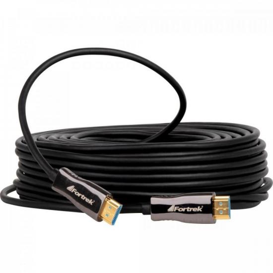 Cabo HDMI Fibra Óptica 2.0 4K HFO240 40m Fortrek por 703,90 à vista no boleto/pix ou parcele em até 10x sem juros. Compre na loja Mundomax!