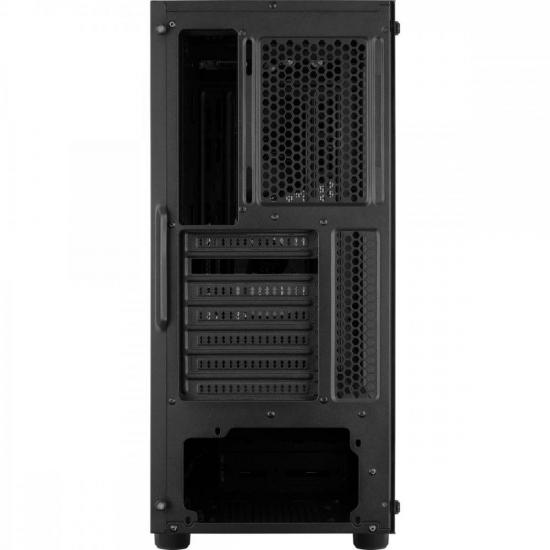 Gabinete Gamer Aerocool Mid Tower Menace Saturn FRGB Preto por 324,00 à vista no boleto/pix ou parcele em até 10x sem juros. Compre na loja Mundomax!
