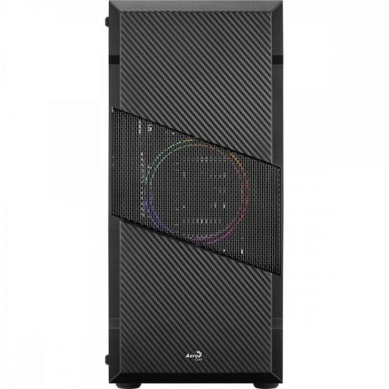 Gabinete Gamer Aerocool Mid Tower Menace Saturn FRGB Preto por 324,00 à vista no boleto/pix ou parcele em até 10x sem juros. Compre na loja Mundomax!