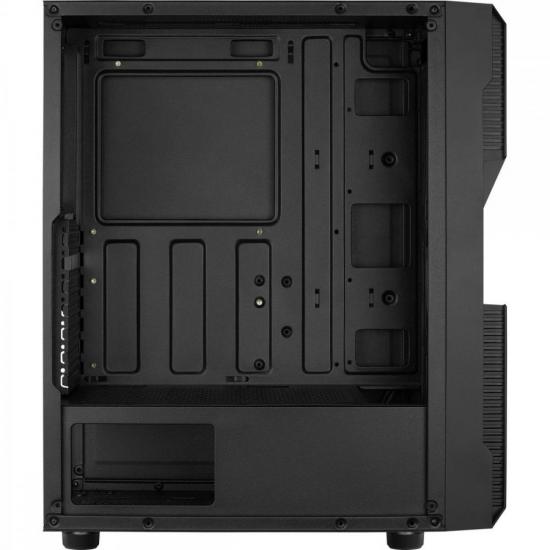 Gabinete Gamer Aerocool Mid Tower Menace Saturn FRGB Preto por 324,00 à vista no boleto/pix ou parcele em até 10x sem juros. Compre na loja Mundomax!