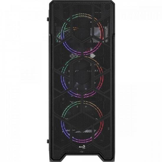 Gabinete Gamer Aerocool Ore Saturn Preto RGB Lateral Acrílico por 511,00 à vista no boleto/pix ou parcele em até 10x sem juros. Compre na loja Mundomax!