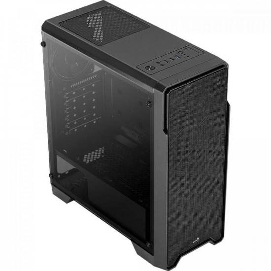 Gabinete Gamer Aerocool Ore Saturn Preto RGB Lateral Acrílico por 511,00 à vista no boleto/pix ou parcele em até 10x sem juros. Compre na loja Mundomax!