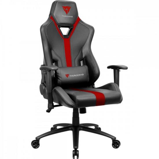 Cadeira Gamer YC3 Preta/Vermelha THUNDERX3 - Thunderx3