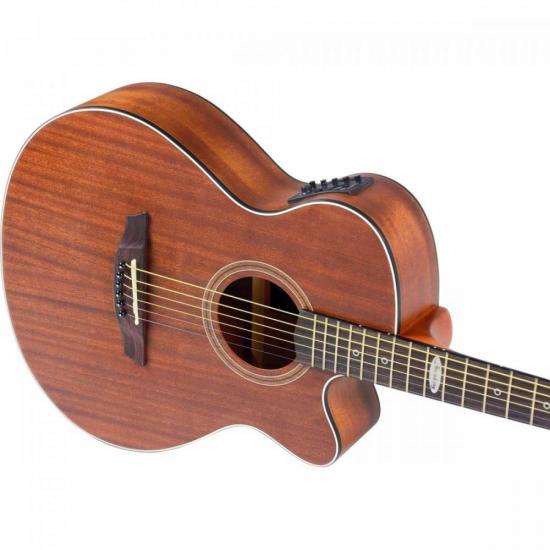 Violão Eletroacústico Strinberg Sa200c Aço Fosco Mogno Satin por 994,99 à vista no boleto/pix ou parcele em até 10x sem juros. Compre na loja Mundomax!