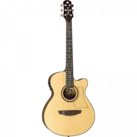 Violão STRINBERG Eletroacústico Cutaway Aço AW50CN Natural por 0,00 à vista no boleto/pix ou parcele em até 1x sem juros. Compre na loja Mundomax!