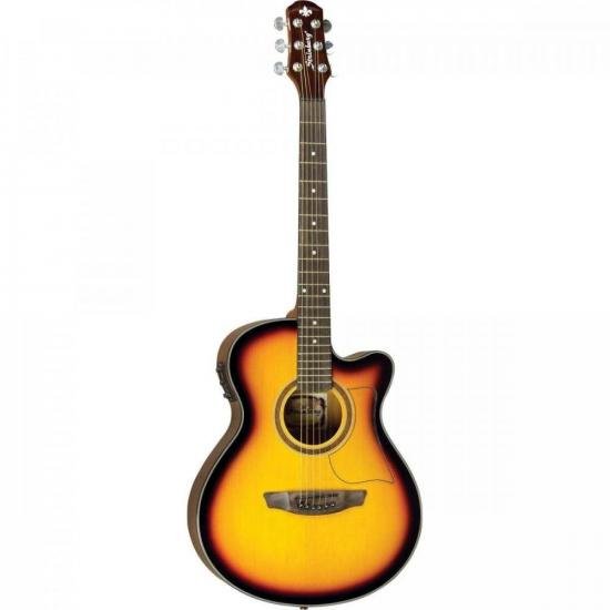 Violão STRINBERG Eletroacústico Cutaway Aço AW50CSB Sunburst por 540,90 à vista no boleto/pix ou parcele em até 10x sem juros. Compre na loja Mundomax!