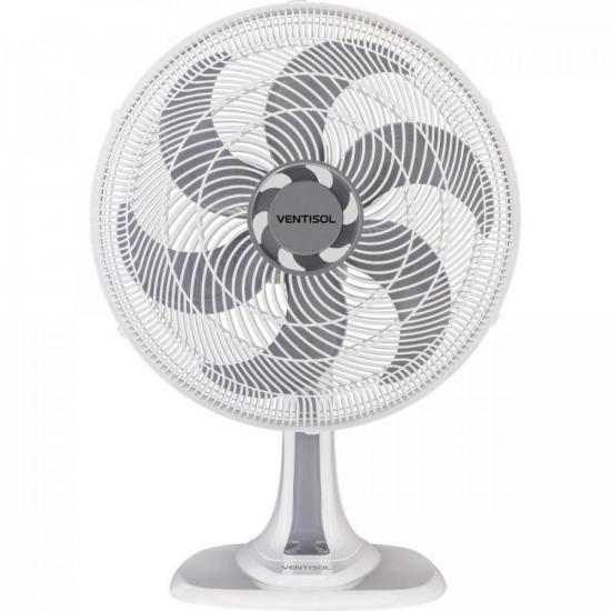 Ventilador de Mesa 30cm 127V TURBO6 Branco VENTISOL por 128,99 à vista no boleto/pix ou parcele em até 5x sem juros. Compre na loja Mundomax!