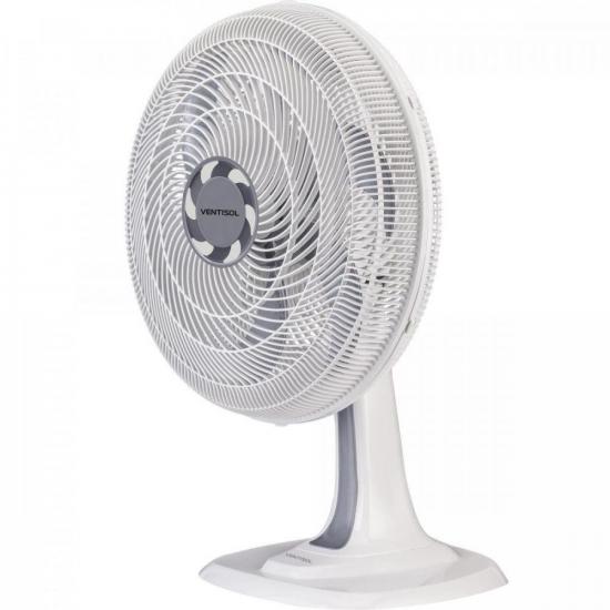 Ventilador de Mesa 30cm 127V TURBO6 Branco VENTISOL por 128,99 à vista no boleto/pix ou parcele em até 5x sem juros. Compre na loja Mundomax!