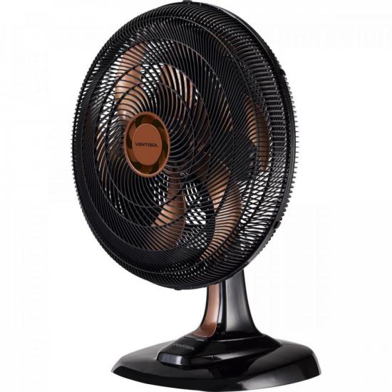 Ventilador de Mesa Ventisol Turbo 6 50cm Bronze 220v por 196,00 à vista no boleto/pix ou parcele em até 7x sem juros. Compre na loja Mundomax!