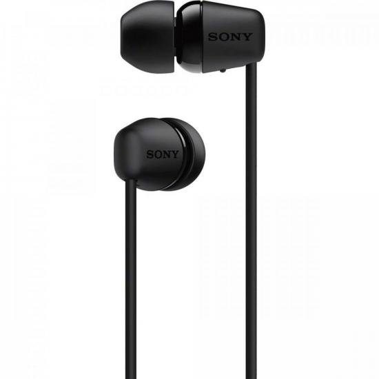 Fone de Ouvido Bluetooth WI-C200 Preto SONY por 0,00 à vista no boleto/pix ou parcele em até 1x sem juros. Compre na loja Mundomax!