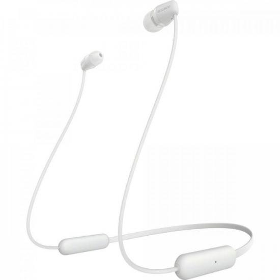 Fone de Ouvido Bluetooth WI-C200 Branco SONY por 181,90 à vista no boleto/pix ou parcele em até 7x sem juros. Compre na loja Mundomax!