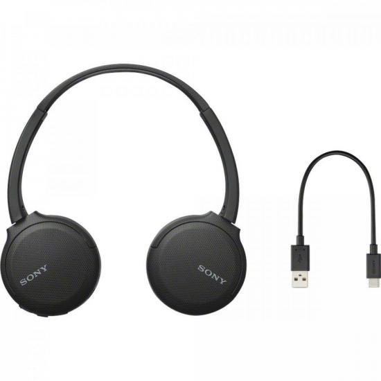 Fone Bluetooth WH-CH510 Preto SONY por 0,00 à vista no boleto/pix ou parcele em até 1x sem juros. Compre na loja Mundomax!