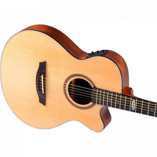 Violão Eletroacústico Strinberg Sf200c Aço Natural Satin por 971,00 à vista no boleto/pix ou parcele em até 10x sem juros. Compre na loja Mundomax!