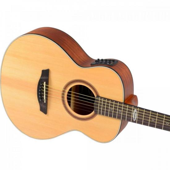 Violão Mini Eletroacústico Strinberg Sm200 Aço Natural Satin por 826,90 à vista no boleto/pix ou parcele em até 10x sem juros. Compre na loja Mundomax!