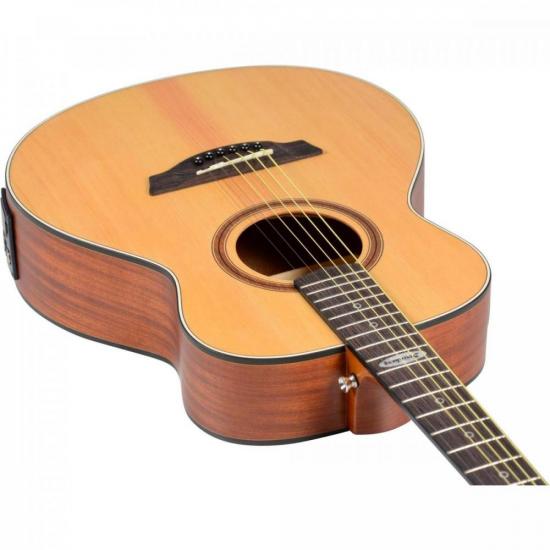 Violão Mini Eletroacústico Strinberg Sm200 Aço Natural Satin por 826,90 à vista no boleto/pix ou parcele em até 10x sem juros. Compre na loja Mundomax!