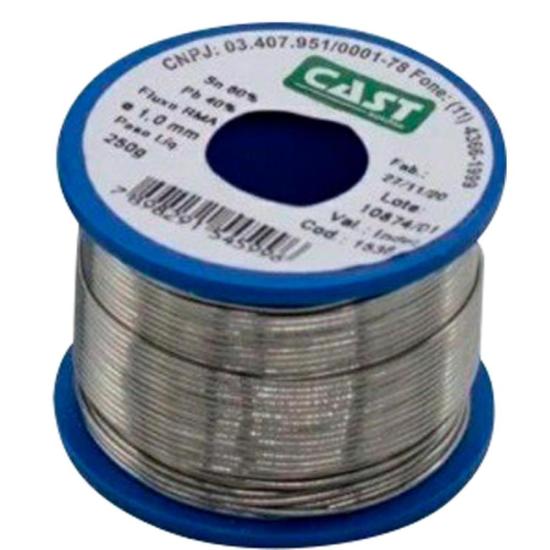 Solda em Fio 189-MSX1,00MM 250g Cast por 32,90 à vista no boleto/pix ou parcele em até 1x sem juros. Compre na loja Mundomax!