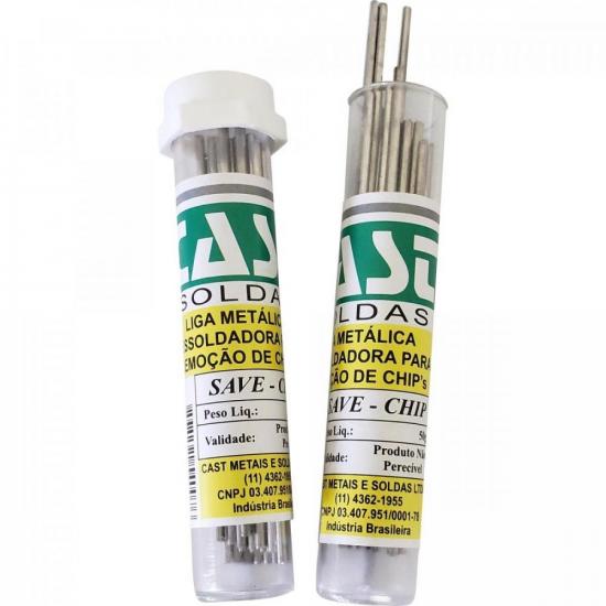 Salva Chip Dessoldador 50g Cast por 65,00 à vista no boleto/pix ou parcele em até 2x sem juros. Compre na loja Mundomax!