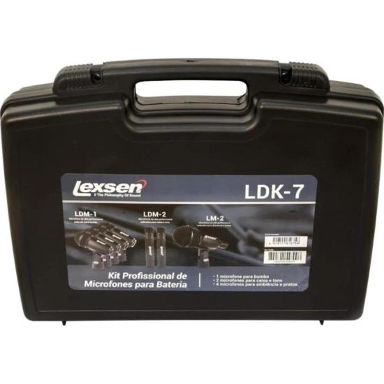 Kit Microfones para Bateria LDK-7 LEXSEN por 1.699,00 à vista no boleto/pix ou parcele em até 12x sem juros. Compre na loja Mundomax!
