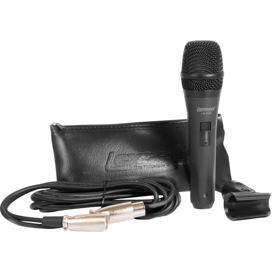 Microfone Dinâmico Supercardioide LM-S200 LEXSEN por 159,99 à vista no boleto/pix ou parcele em até 6x sem juros. Compre na loja Mundomax!