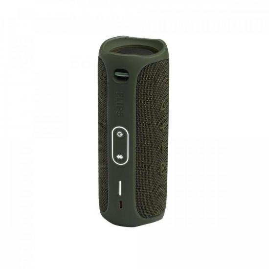 Caixa Multimídia Portátil Bluetooth FLIP 5 Verde JBL por 0,00 à vista no boleto/pix ou parcele em até 1x sem juros. Compre na loja Mundomax!