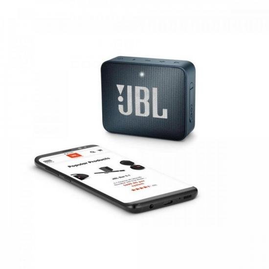 Caixa Multimídia Portátil Bluetooth GO 2 Navy JBL por 244,90 à vista no boleto/pix ou parcele em até 9x sem juros. Compre na loja Mundomax!