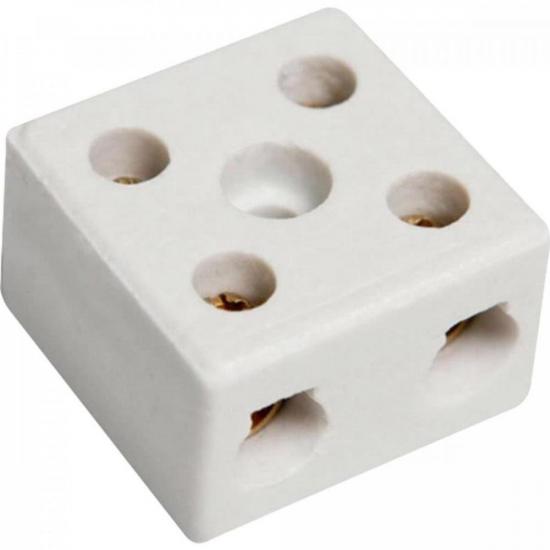 Conector de Porcelana 2 Polos 16mm CNPL0002 STORM por 3,90 à vista no boleto/pix ou parcele em até 1x sem juros. Compre na loja Mundomax!