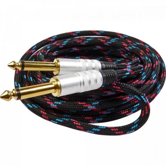 Cabo de Guitarra P10 Mono x P10 Mono 5m CBGU0007 Storm por 32,90 à vista no boleto/pix ou parcele em até 1x sem juros. Compre na loja Mundomax!