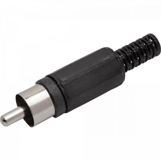 Plug RCA Plástico Com Ponta Niquel Preto PGRC0003 Storm por 4,90 à vista no boleto/pix ou parcele em até 1x sem juros. Compre na loja Mundomax!