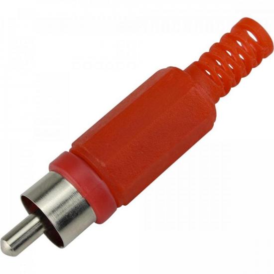 Plug RCA Plástico com Ponta Niquel Vermelho PGRC0004 Storm por 49,00 à vista no boleto/pix ou parcele em até 1x sem juros. Compre na loja Mundomax!