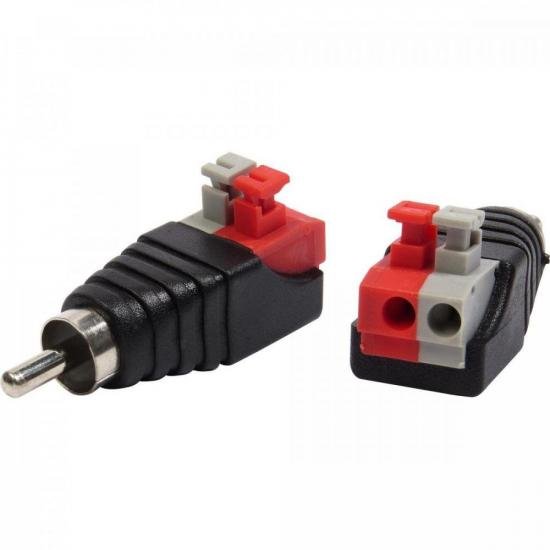 Plug RCA Com Borne Engate Rápido PGRC0029 Storm por 36,00 à vista no boleto/pix ou parcele em até 1x sem juros. Compre na loja Mundomax!