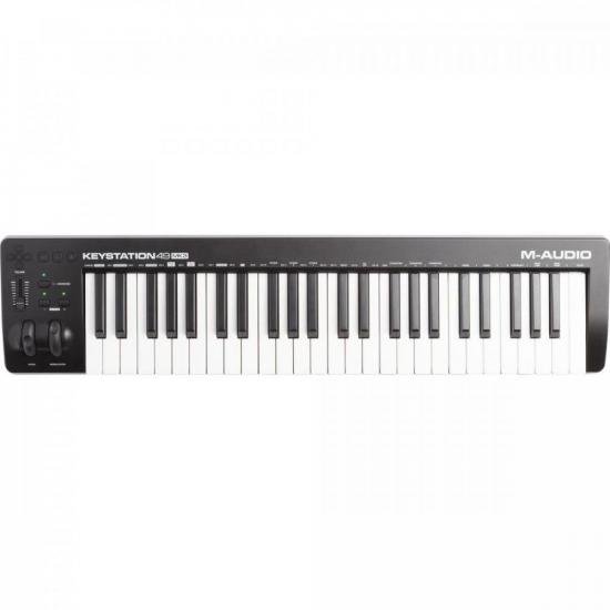 Teclado Controlador M-AUDIO Keystation49 MK3 por 0,00 à vista no boleto/pix ou parcele em até 1x sem juros. Compre na loja Mundomax!