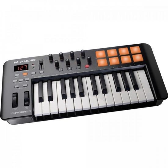 Teclado Controlador M-AUDIO Oxigen 25IV por 1.299,99 à vista no boleto/pix ou parcele em até 12x sem juros. Compre na loja Mundomax!