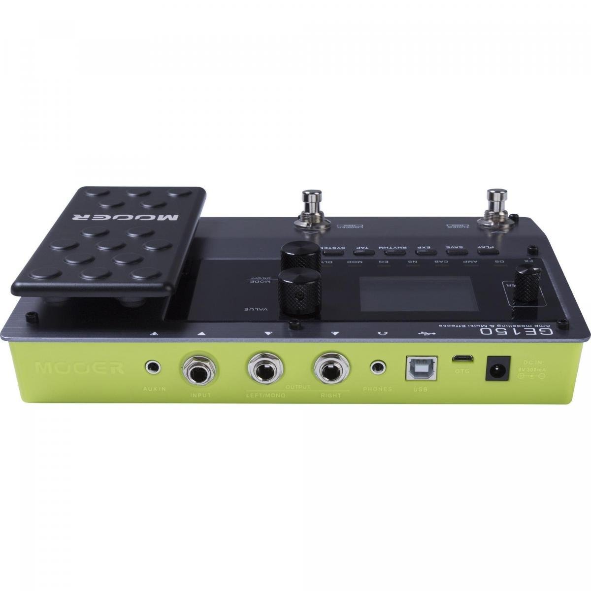 Pedaleira Multi-Efeitos para Guitarra GE150 Preta MOOER - Mundomax