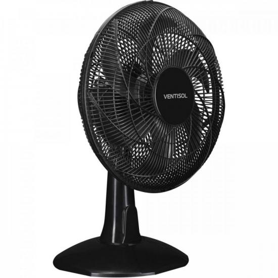 Ventilador de Mesa Ventisol Turbo Economy 40cm Preto 220v por 150,00 à vista no boleto/pix ou parcele em até 6x sem juros. Compre na loja Mundomax!