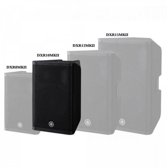 Caixa Acústica Yamaha DXR10 MKII Bi-Amplificada 10\" de 2 Vias Preta por 8.100,00 à vista no boleto/pix ou parcele em até 12x sem juros. Compre na loja Mundomax!