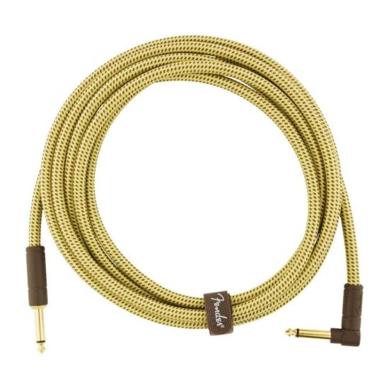 Cabo para Instrumentos P10 x P10 (90°) 3m DELUXE SERIES Amarelo Tweed por 199,00 à vista no boleto/pix ou parcele em até 7x sem juros. Compre na loja Mundomax!