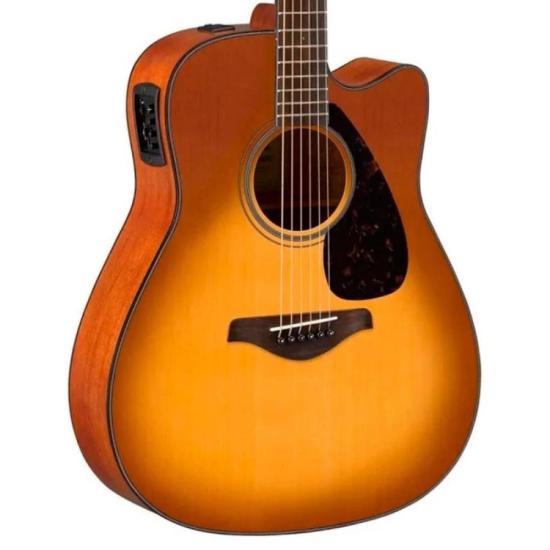 Violão Yamaha FGX800C/02 Eletroacústico Aço Sunburst por 3.219,00 à vista no boleto/pix ou parcele em até 12x sem juros. Compre na loja Mundomax!