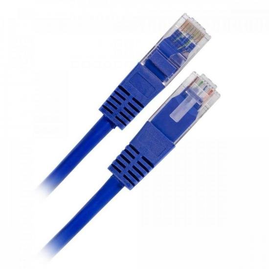 Patch Cord CAT5.E UTP 10m Azul Rontek por 22,99 à vista no boleto/pix ou parcele em até 1x sem juros. Compre na loja Mundomax!