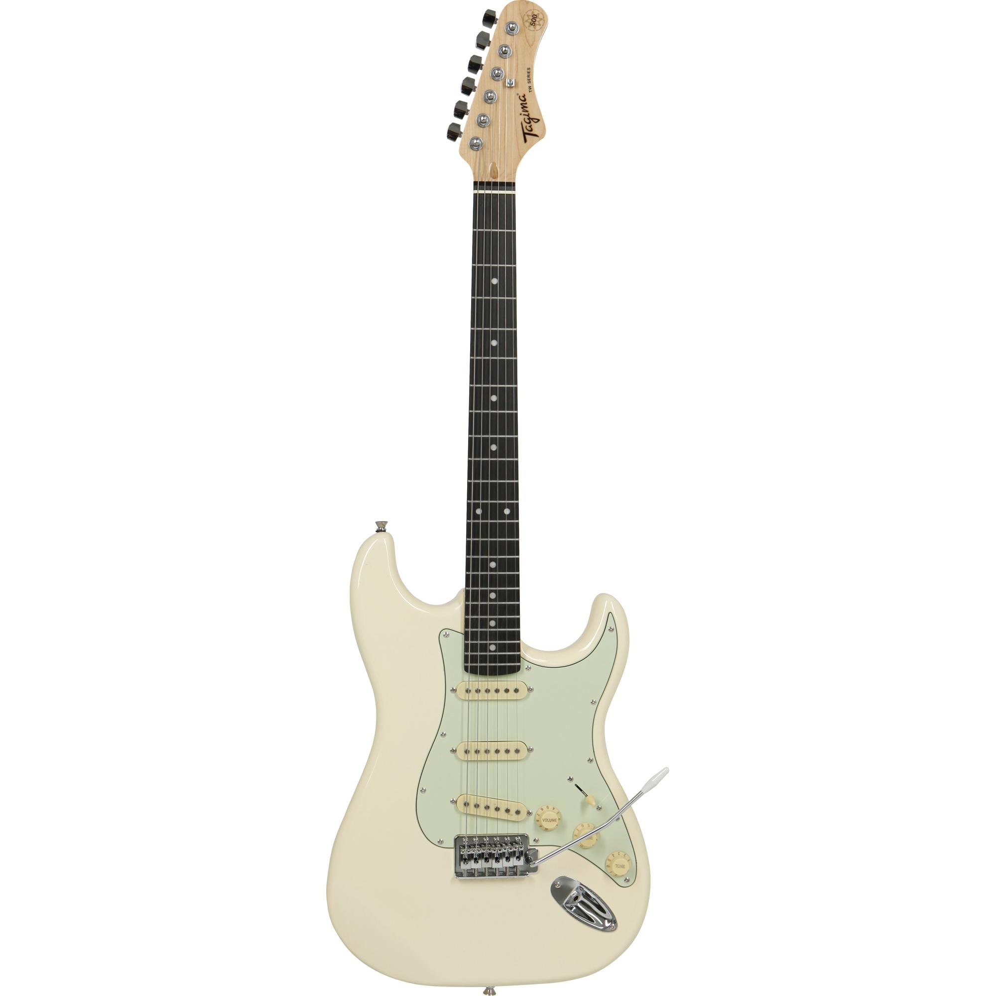 Guitarra Tagima TG-500 E/MG Olympic White - Mundomax