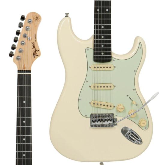 Guitarra Tagima TG-500 Olympic White E/MG por 1.049,00 à vista no boleto/pix ou parcele em até 12x sem juros. Compre na loja Mundomax!