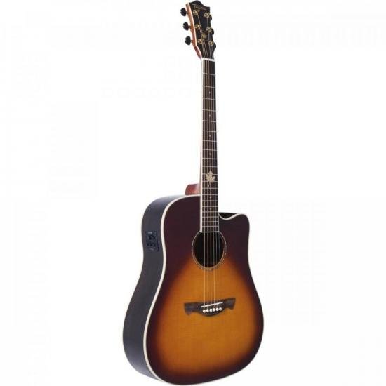 Violão Eletroacústico Tagima Vancouver Eq Aço Cherryburst por 0,00 à vista no boleto/pix ou parcele em até 1x sem juros. Compre na loja Mundomax!