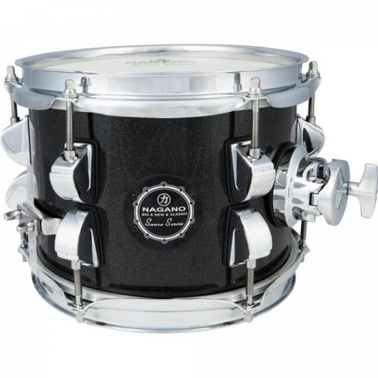 Caixa para Bateria NAGANO 8x6.. New Beat Ebony Sparkle por 443,90 à vista no boleto/pix ou parcele em até 10x sem juros. Compre na loja Mundomax!