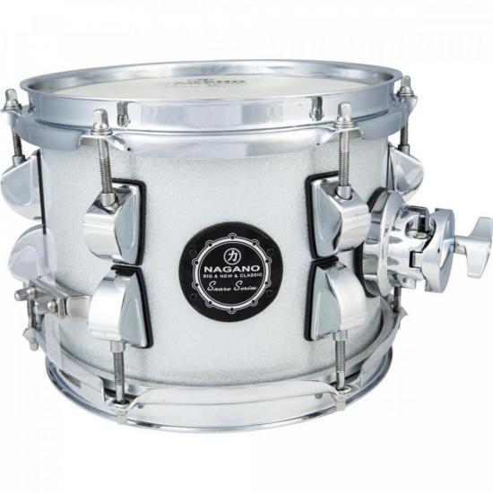 Caixa para Bateria NAGANO 8x6.. New Beat Grey Sparkle por 443,90 à vista no boleto/pix ou parcele em até 10x sem juros. Compre na loja Mundomax!